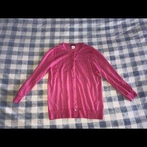 J.crew 100% cashmere cardigan, size medium